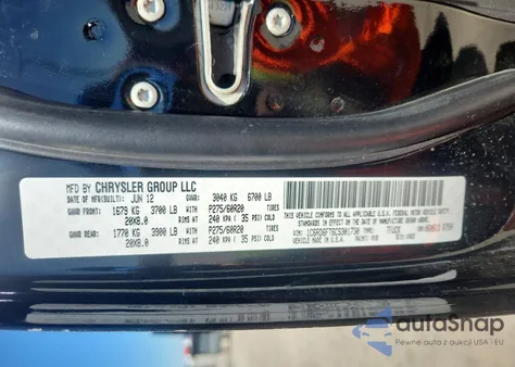 2012 Dodge Ram 1500 St z USA, uszkodzony, nr VIN 1C6RD6FT6CS301730